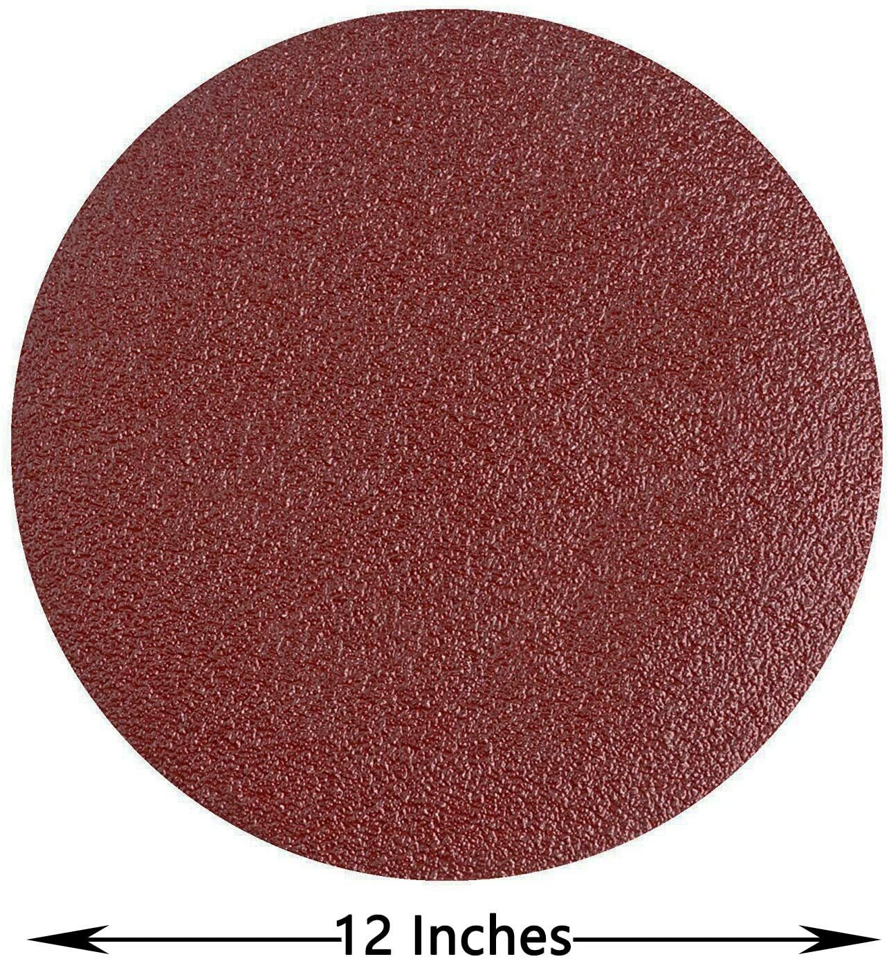 120x 12in PSA Sanding Disc Self Adhesive Back 80-400 Grit Sticky Sandpaper Disk