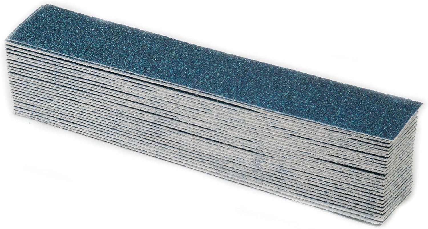 HSLBZ40 Longboard 2-3/4″ x 16-1/2″ 40 Grit PSA Sticky-Back Sheets – Blue Zirconi