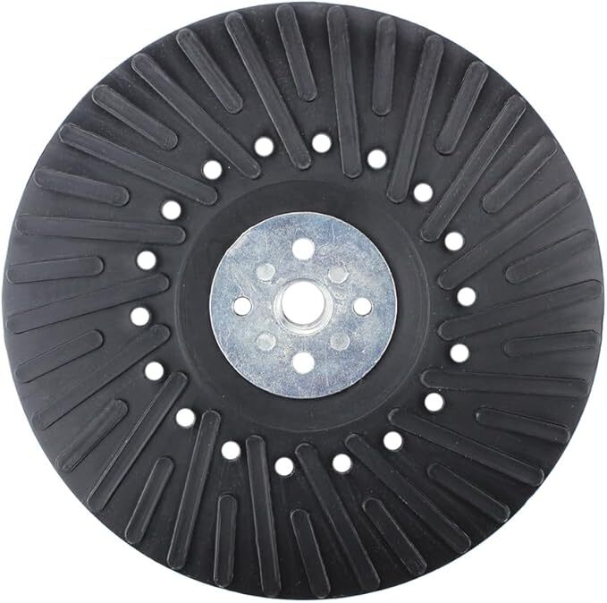 2 Pack – 7″ x 5/8″-11 Resin Fiber Disc Backing Pad w/ Lock Nut for Angle Grinder