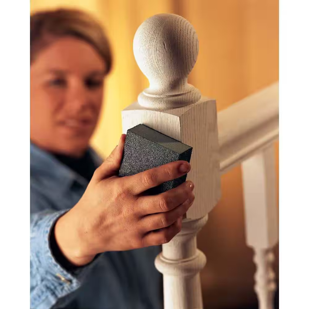 General Purpose Sanding Sponge 4.5 In. X 2.5 In. X 1 In. 120 Fine-Grit (3-Pack)