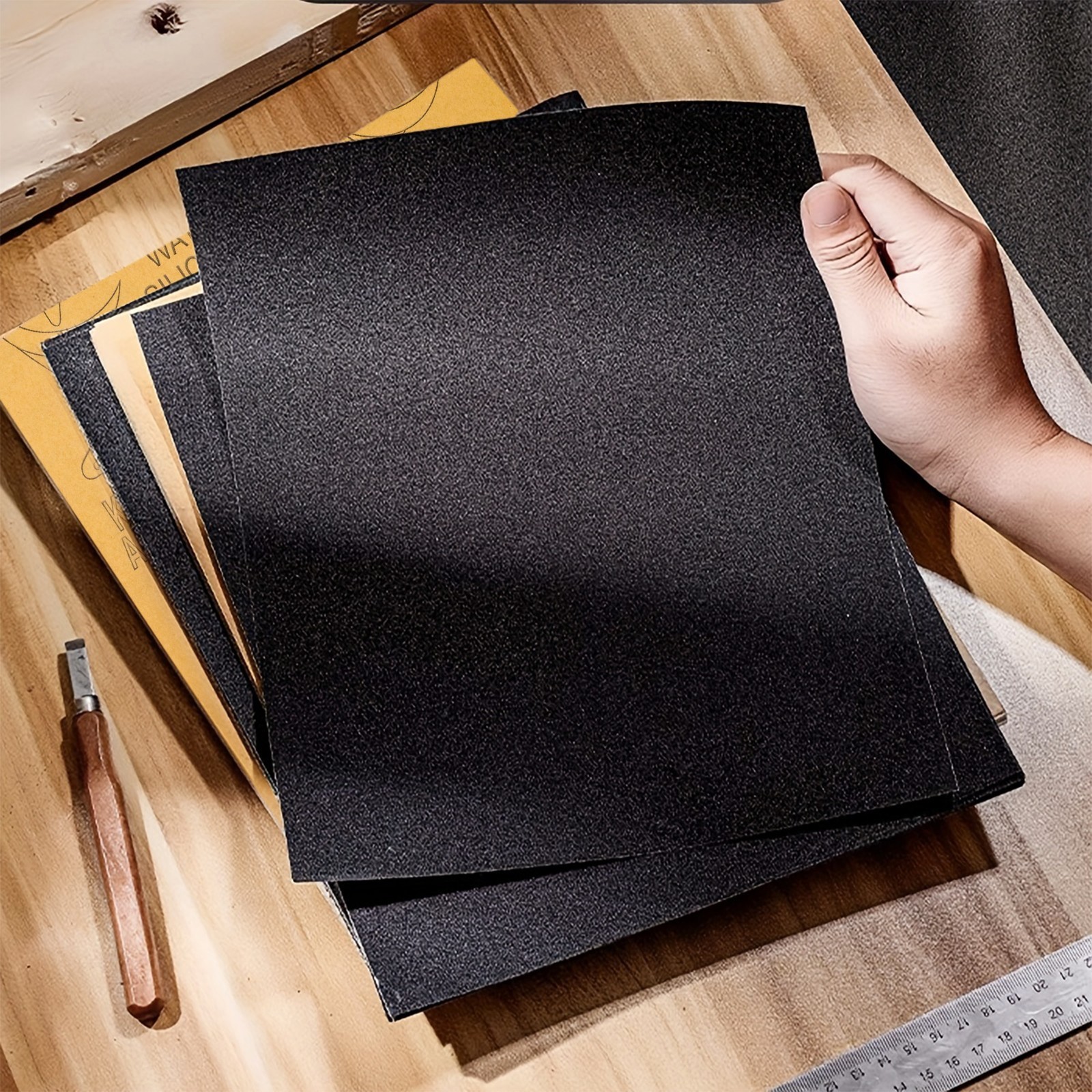 Waterproof Sandpaper 9×11″ 100-2000 Grit Wet Dry Sanding Paper Sheets Car Wood
