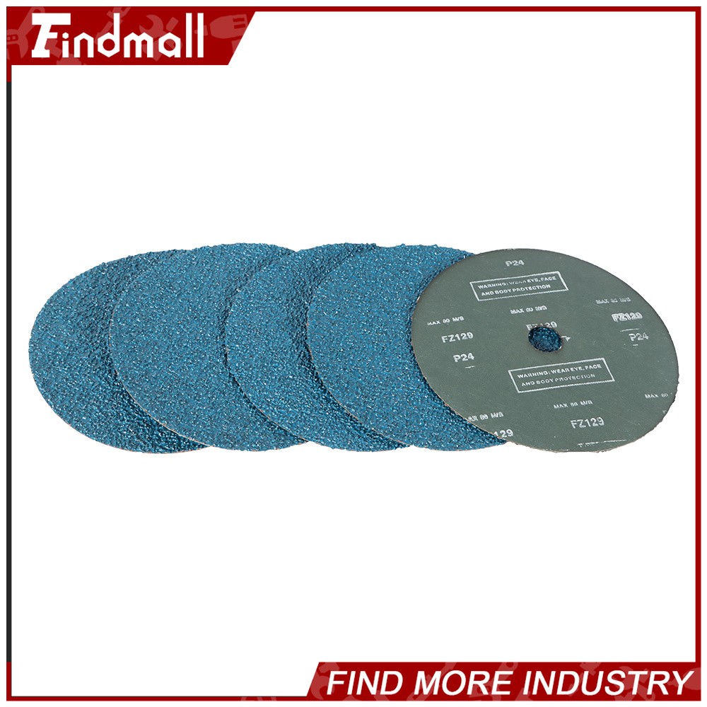Findmall 25Pcs 24 Grit & 36 Grit Zirconia Resin Fiber Grinding And Sanding Discs