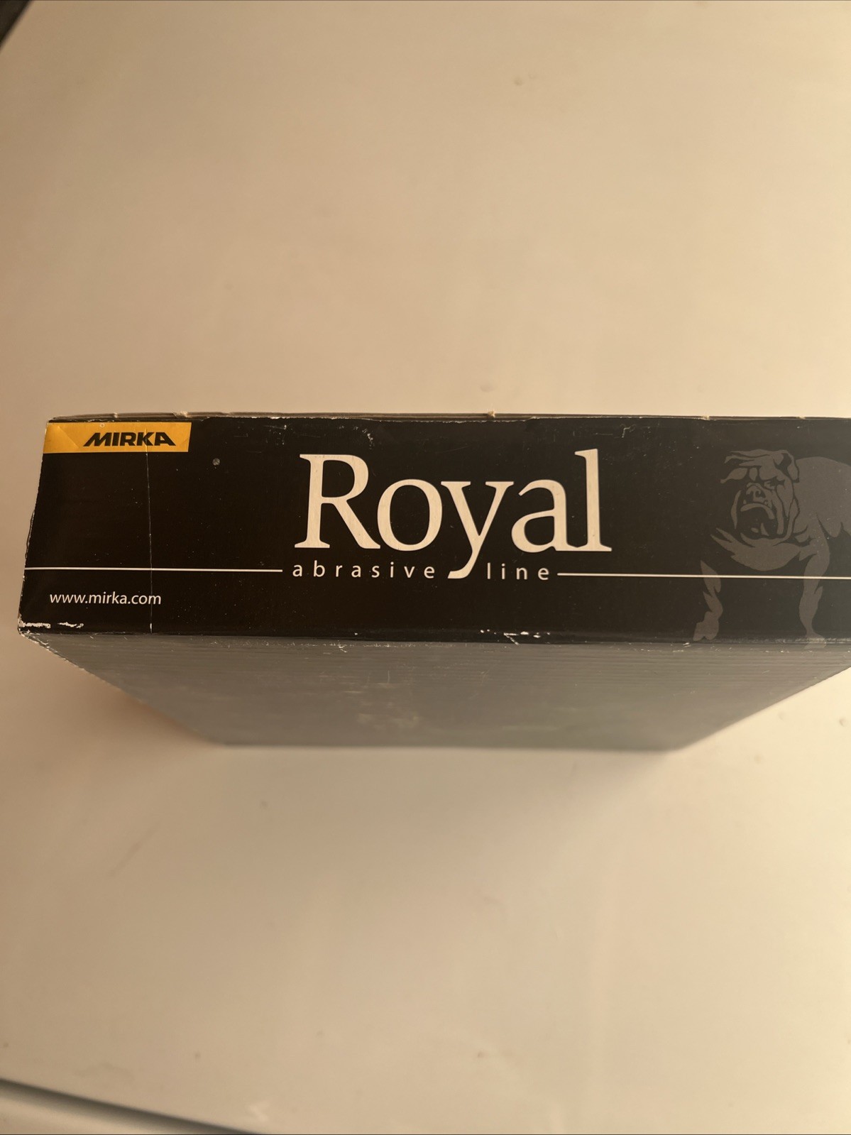 50pcs Mirka Royal Plus 25-625-180 6″ 8 Hole 180 Grit Hook and Loop Sanding Discs