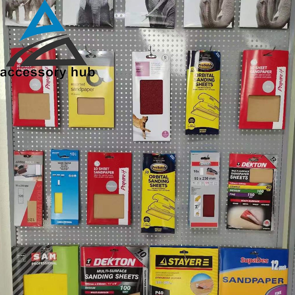 Accessoryhub Hook & Loop 6” Sanding Discs, Orbital DA Sander Paper Pads US