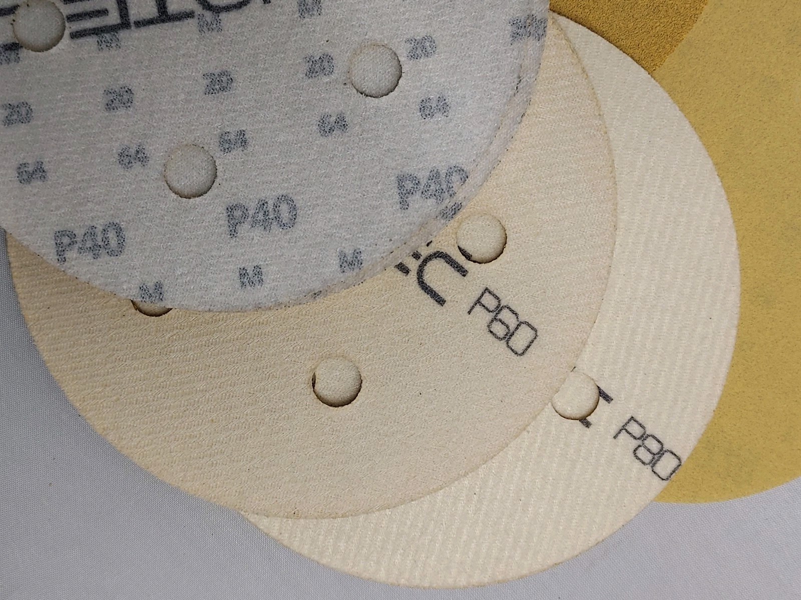 48pcs Hook & Loop Sanding Discs 5 Inch 5 Holes for Orbital Sanders 125mm Variety