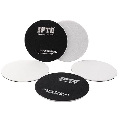 5 Pcs 6”(150mm) Car Glass Polishing Discs Microfiber Polishing 6 Inch(150mm)