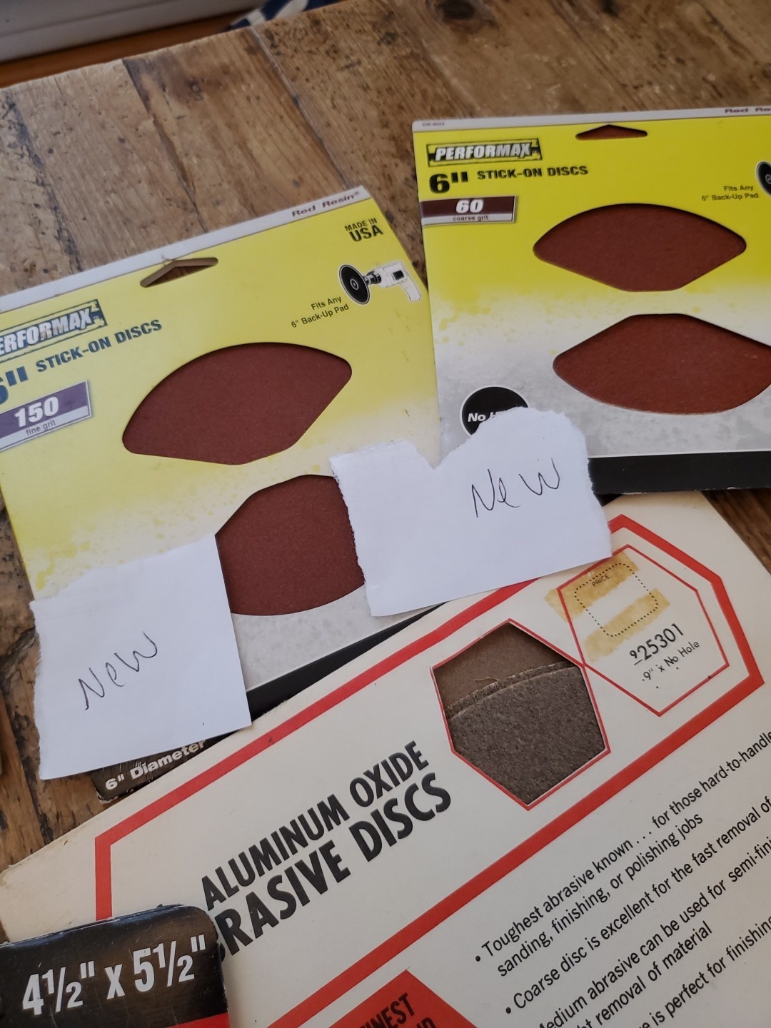 Lot of Sandpaper & Disks 3M Norton PerforMax Sears Performax Ryobi Wood Working