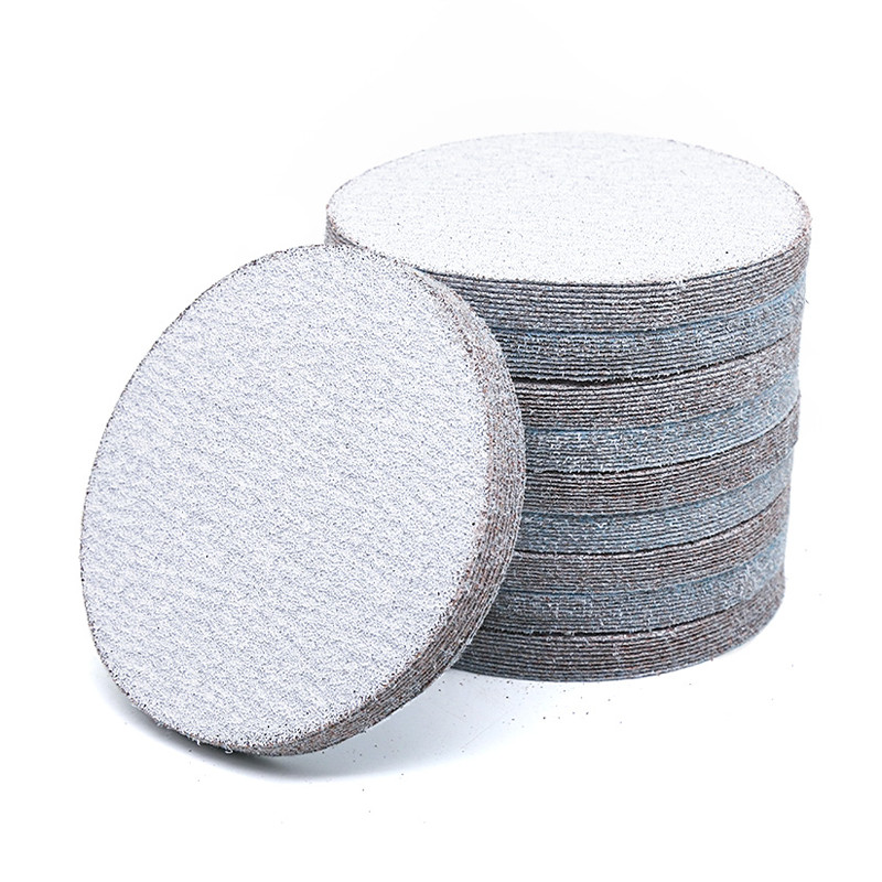 50mm-2″Inch Flocking Dry Sanding Discs Hook and Loop Sandpaper Pads 60#-1000#