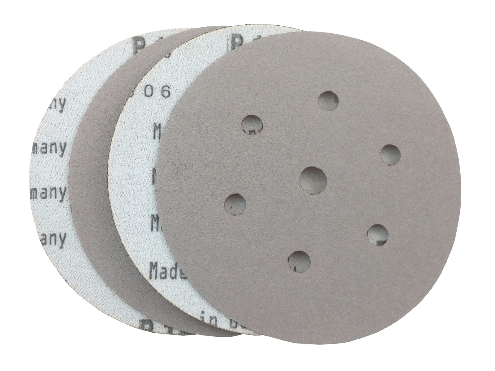6″ X 6 Hole Platinum Film Hook and Loop Grip Sanding Discs (50 Pack, 1500 Grit)