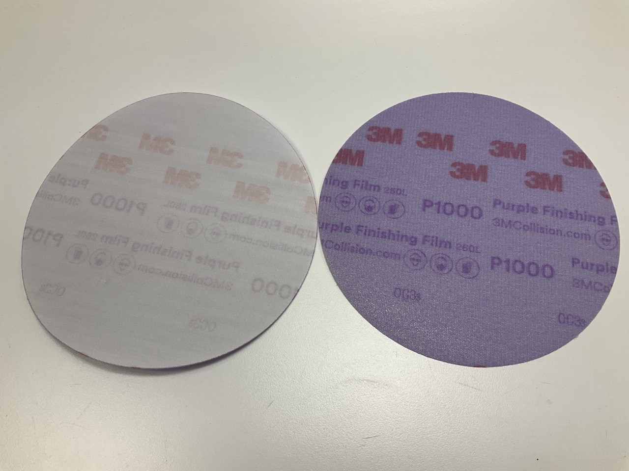 3M 30669 260L 6″ PURPLE Abrasive Discs, 1000 Grit, Hook & Loop, 50 Discs