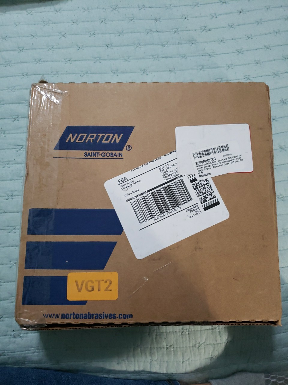 02465 Norton 9″ Porter Cable 7800 Drywall Sanding Discs 150 Grit 15 Discs (New)