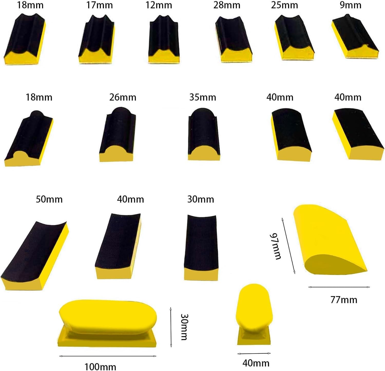 Yellow Sanding Block Set – Furniture Paint