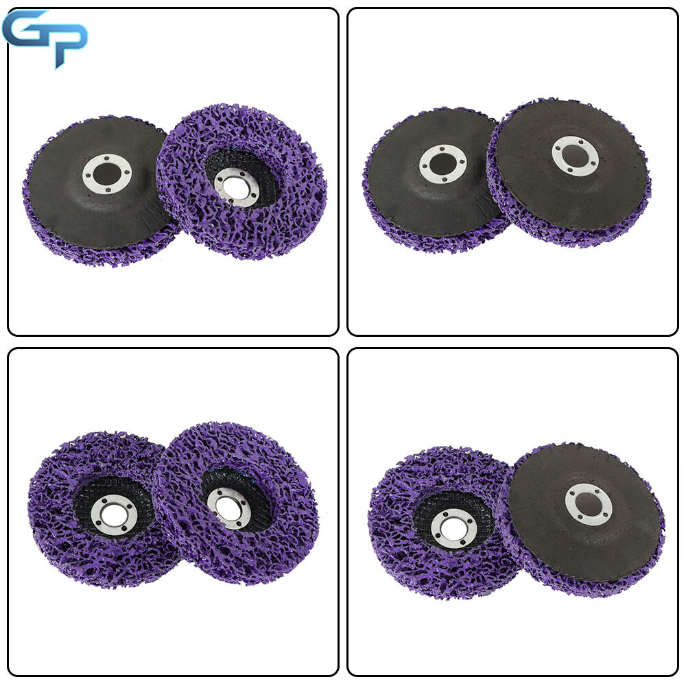 10 Pcs 4″ x 5/8″ Purple Strip Discs Stripping Wheel Paint Removal Disc New