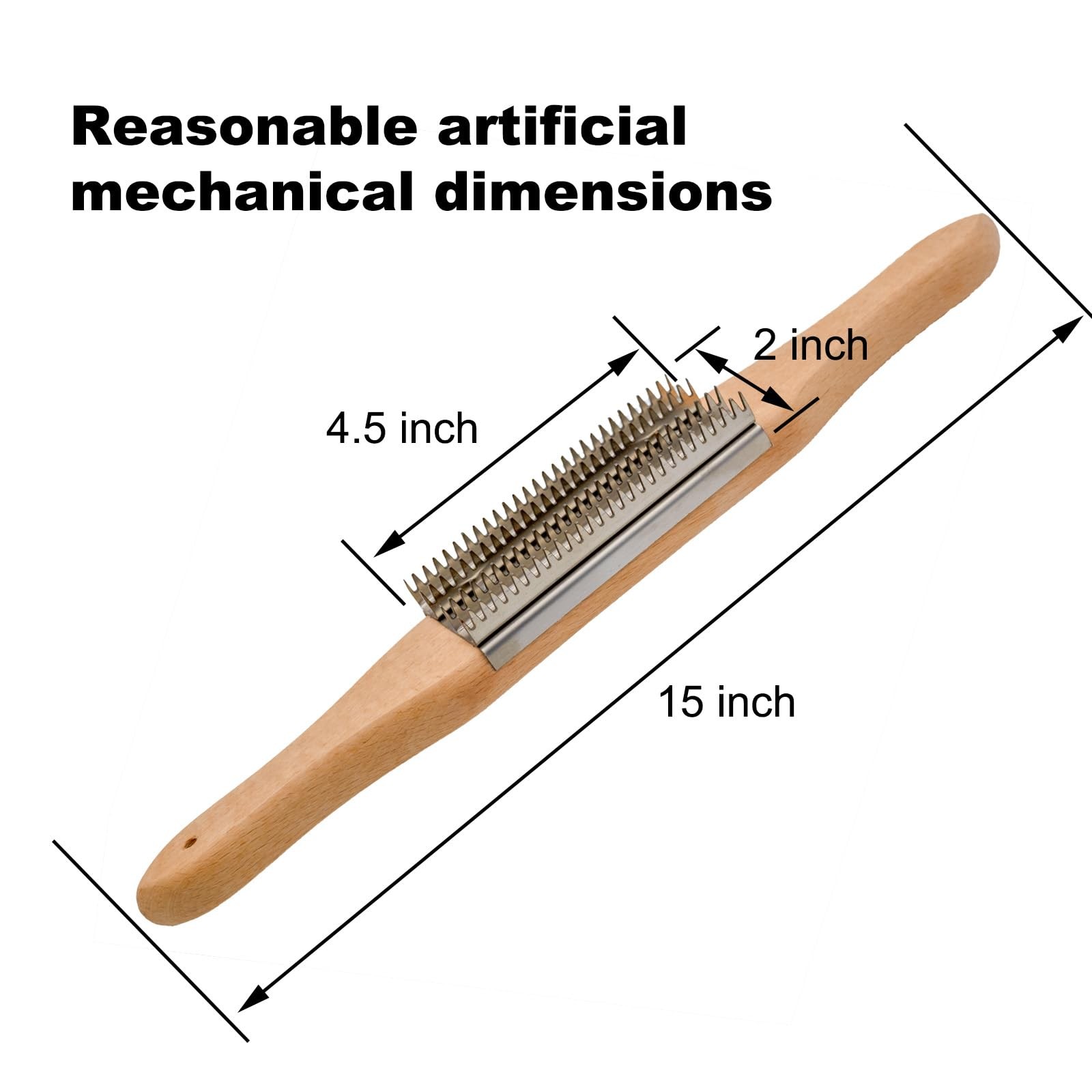 Tworider Buffer Wheel Rake, Polishing Tool with Wheel & Airway Surface Cleaning