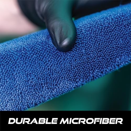 Wheel Brush or Rim Brush for Car, Metal Free, Blue, 2.5 Inch x 14.3 Regular
