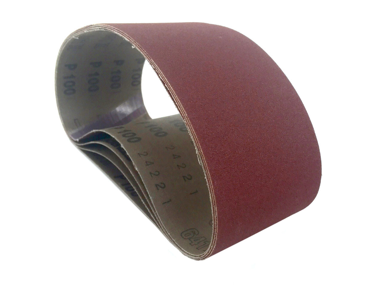 3-Inch X 21-Inch Industrial Quality Alum Oxide Sanding Belt (8 Pack, 80 Grit)