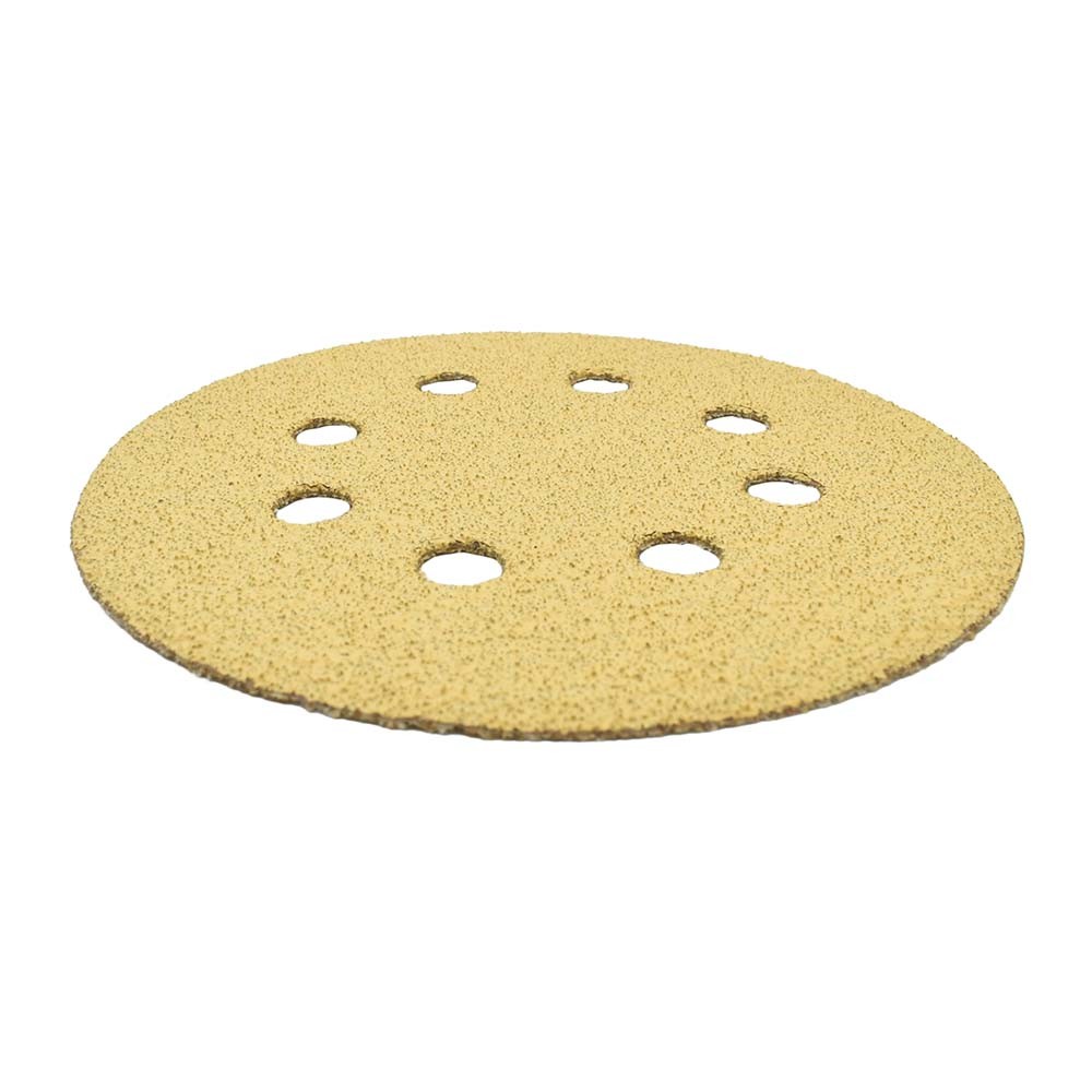 SD585P 60 Grit 5″ Diameter 8-Holes PSA Sanding Paper – 25/Pack