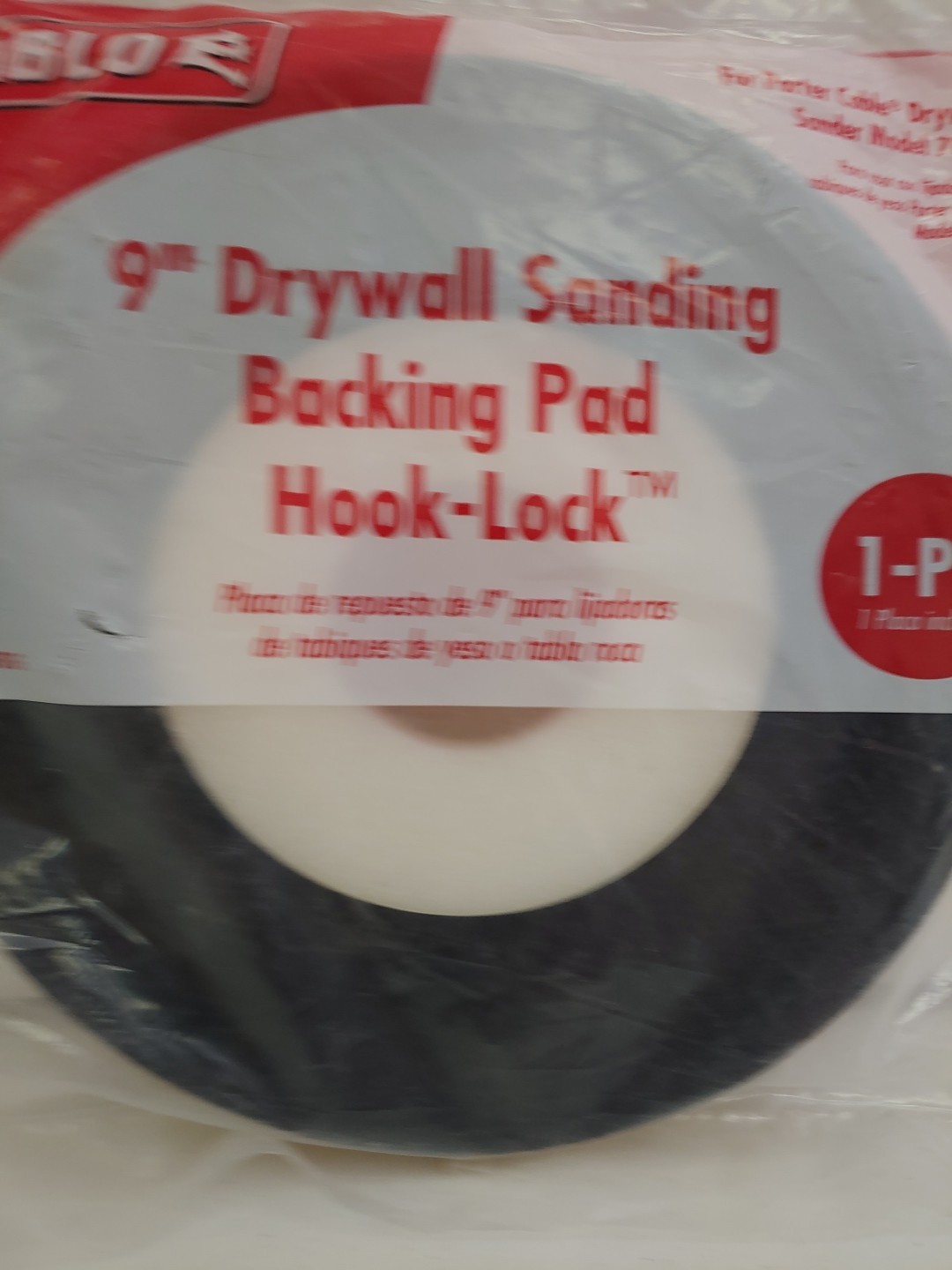 DIABLO 9 in. Drywall Sanding Backing Pad, 7800, Porter Cable, 1 Pack RT