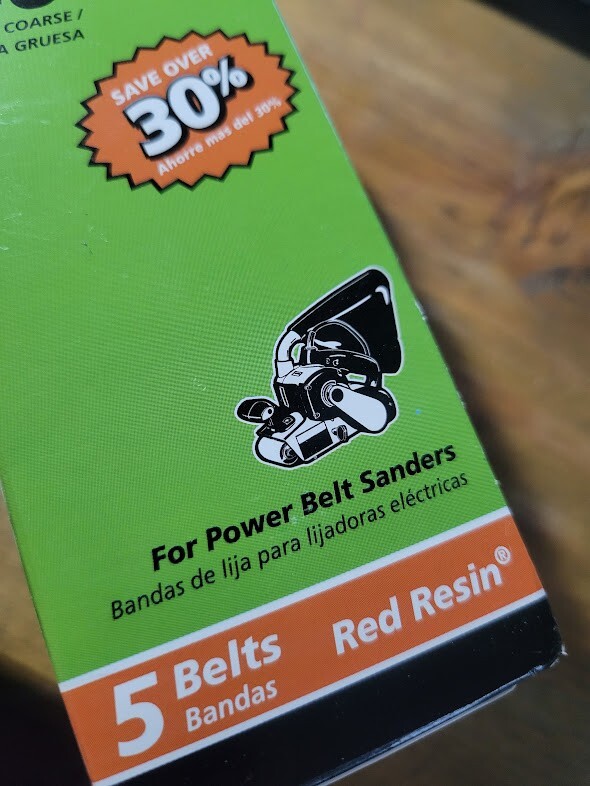 GATOR POWER Sanding Belts 40 Grit 3″ x 21″ 5-Pack 76mm x533mm Extra Coarse NIP