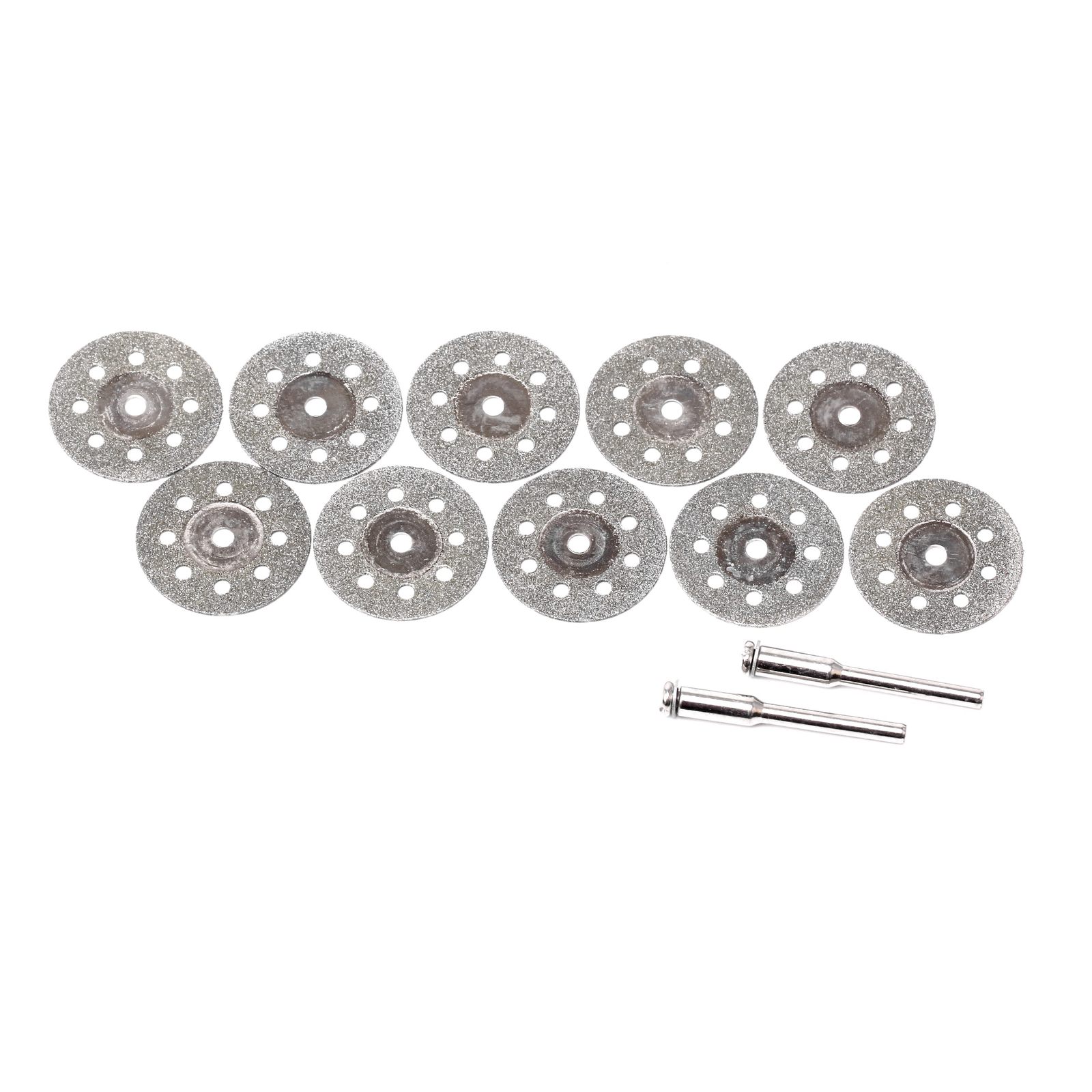 10Pcs Diamond Cutting Wheel with Mandrel 3mm Cutting Disc for Stones Mable Glass