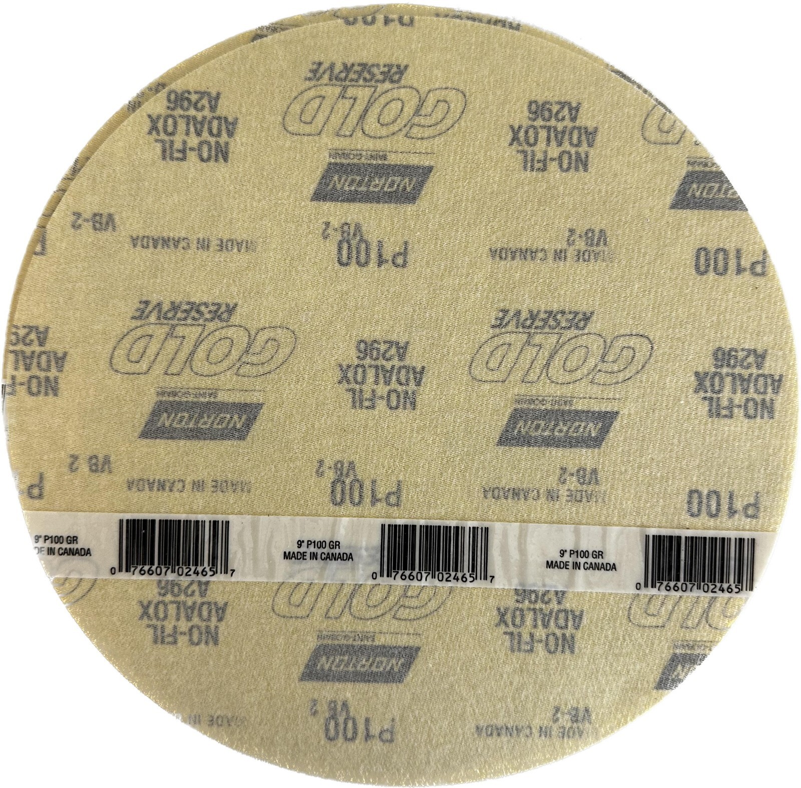 02465 Norton 9″ Porter Cable 7800 Drywall Sanding Discs 100 Grit 15 Discs (New)