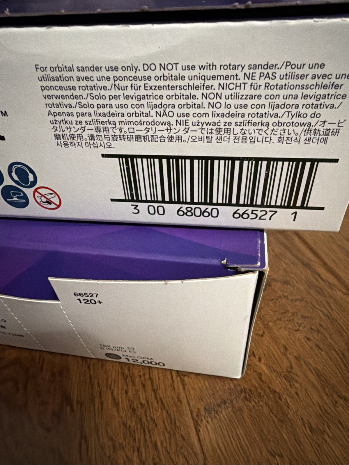 Lot 4 Box3M (50 PACK) 6″ Cubitron II Xtract Sanding Net Disc 710w 80 Grit Purple