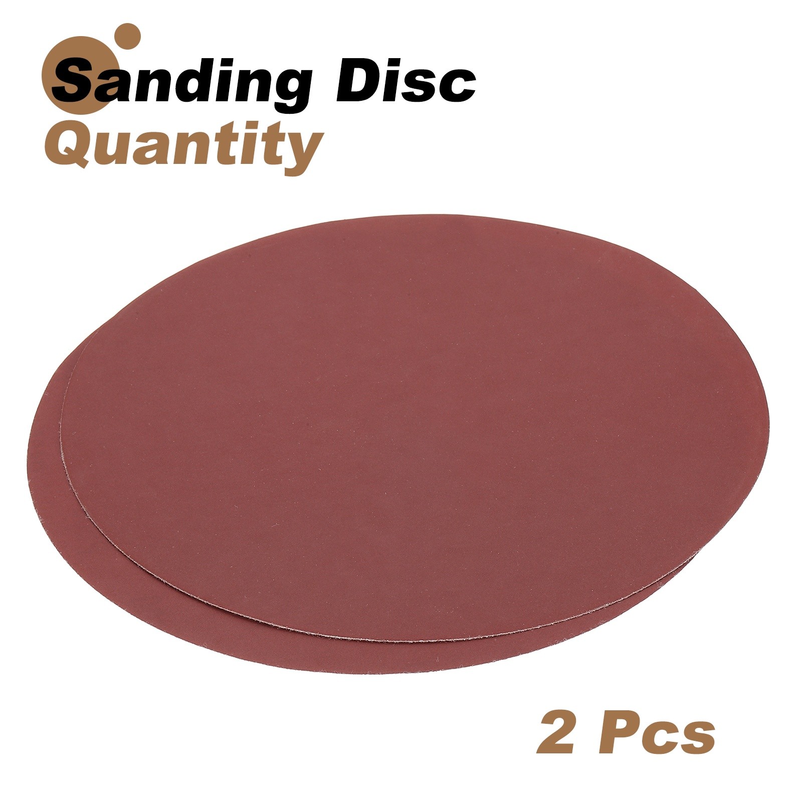 2pcs 10″ Hook and Loop Sanding Discs 600 Grits Aluminum Oxide Sandpapers