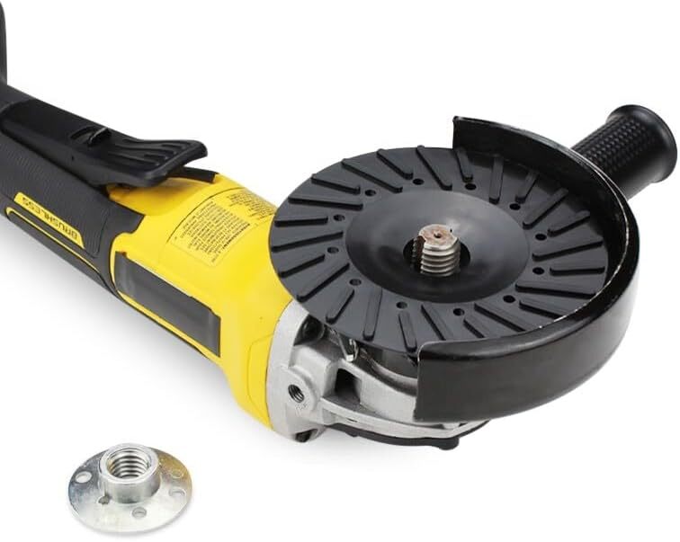 SATC 2PACK Angle Grinder Ribbed Backing Pad for Resin Fiber Disc, 4.5″ x 5/8″-11