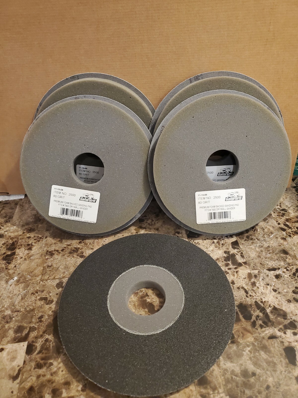 Premium Foam Backed Sander Pads (5 Pack)