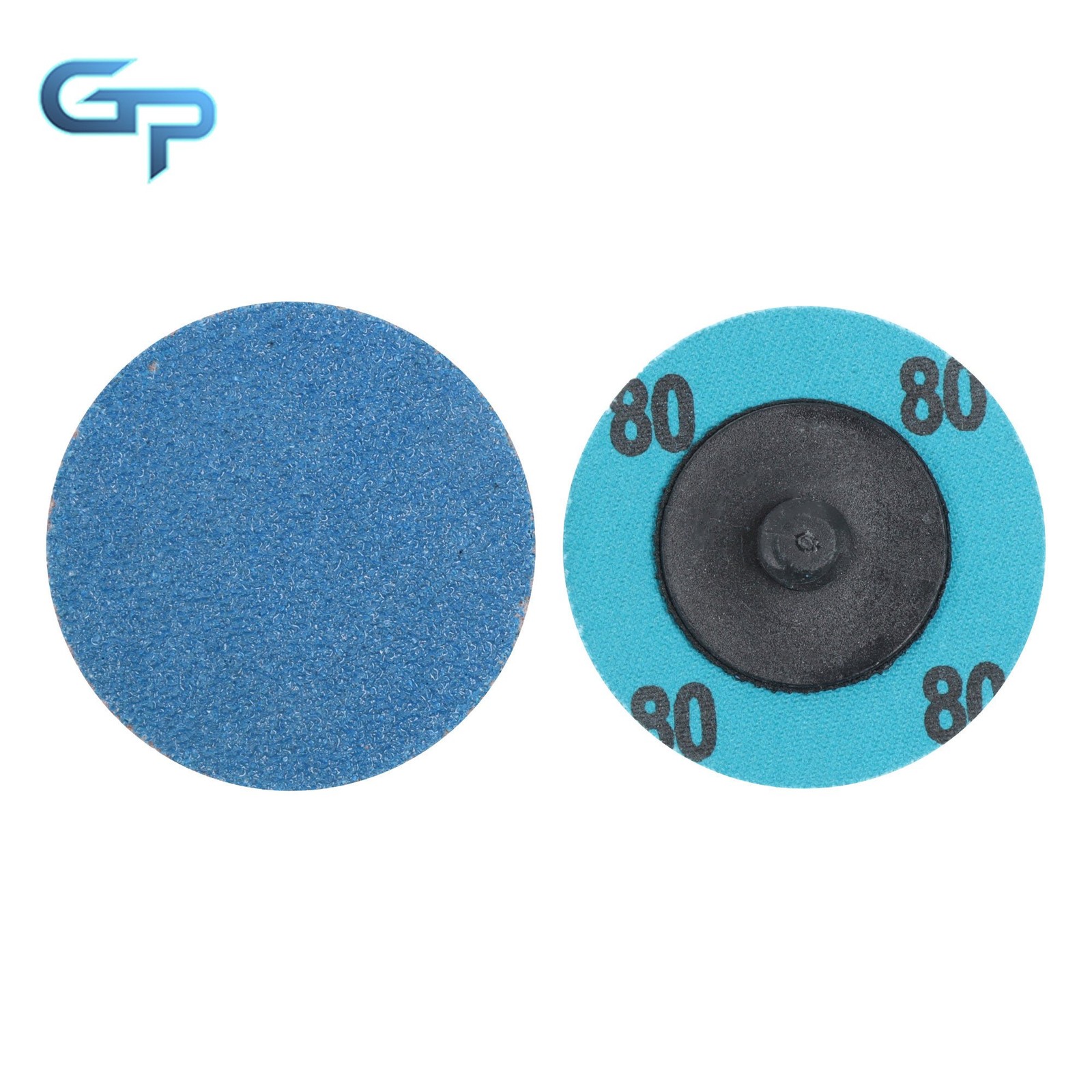 80 PCS 2 Inch 36/60/80 Grit Roll Lock Sanding Discs for Die Grinder Accessories