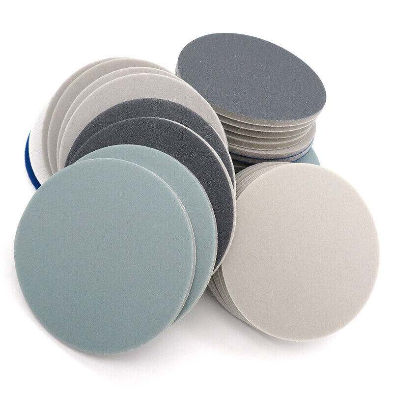 2 Inch 50mm Sponge Abrasive Sanding Disc Wet/Dry Foam Sanding Disc 400-3000 Grit