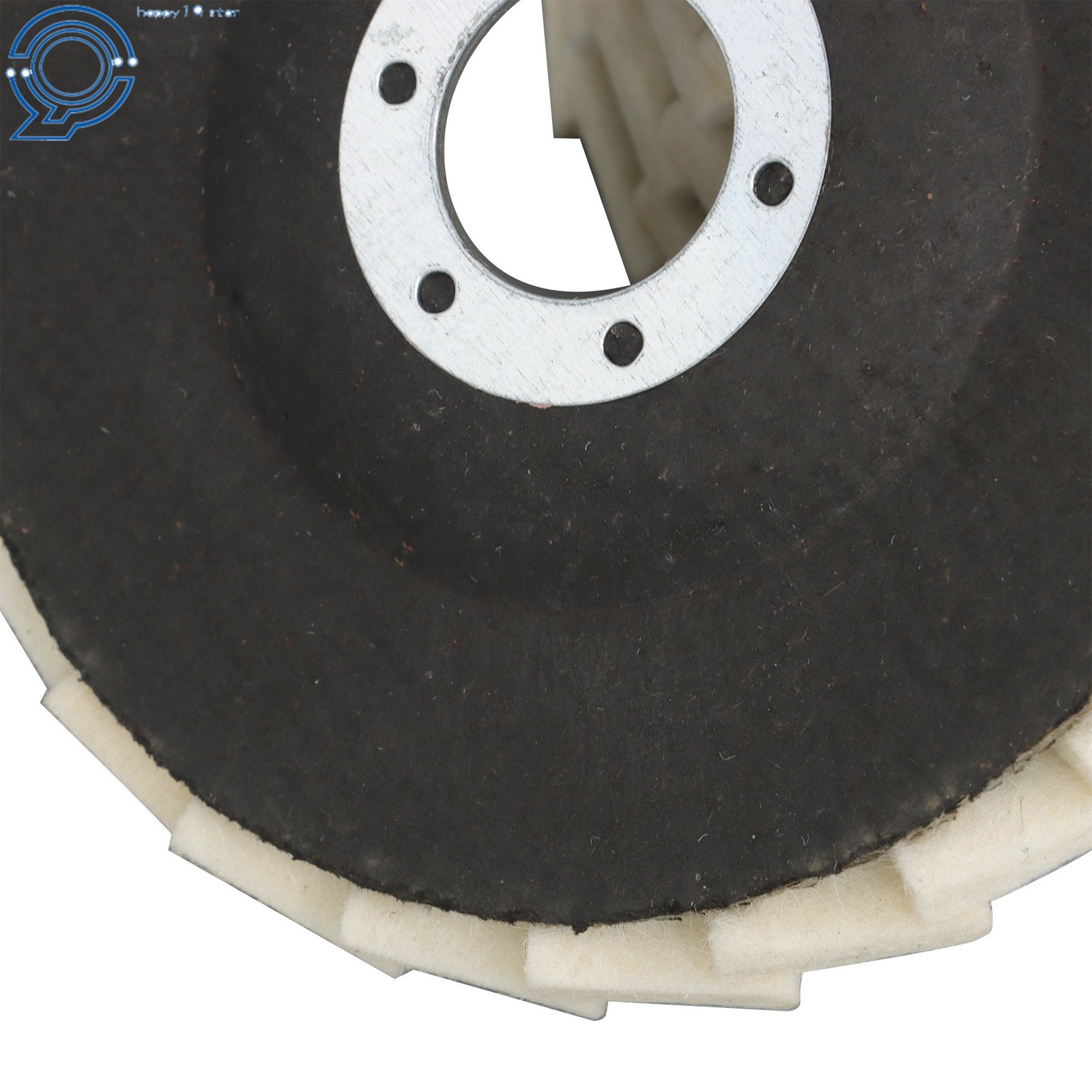 8 Pack Felt Flap Disc Abrasives Buffing Polishing Wheels and Polishing Compounds