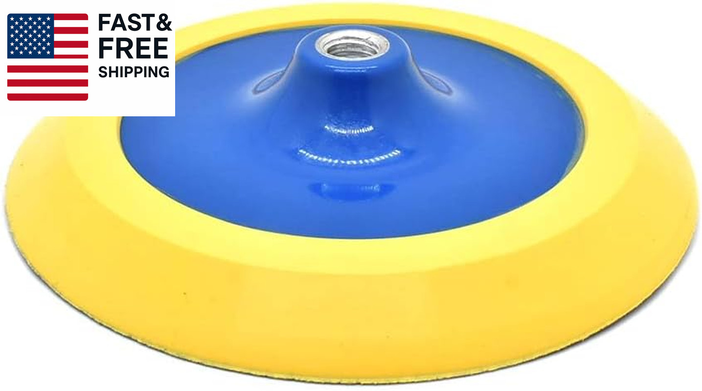 RSP64 8 Inch- 5/8 Inch-11 UNC PSA Adhesive Polisher Pad