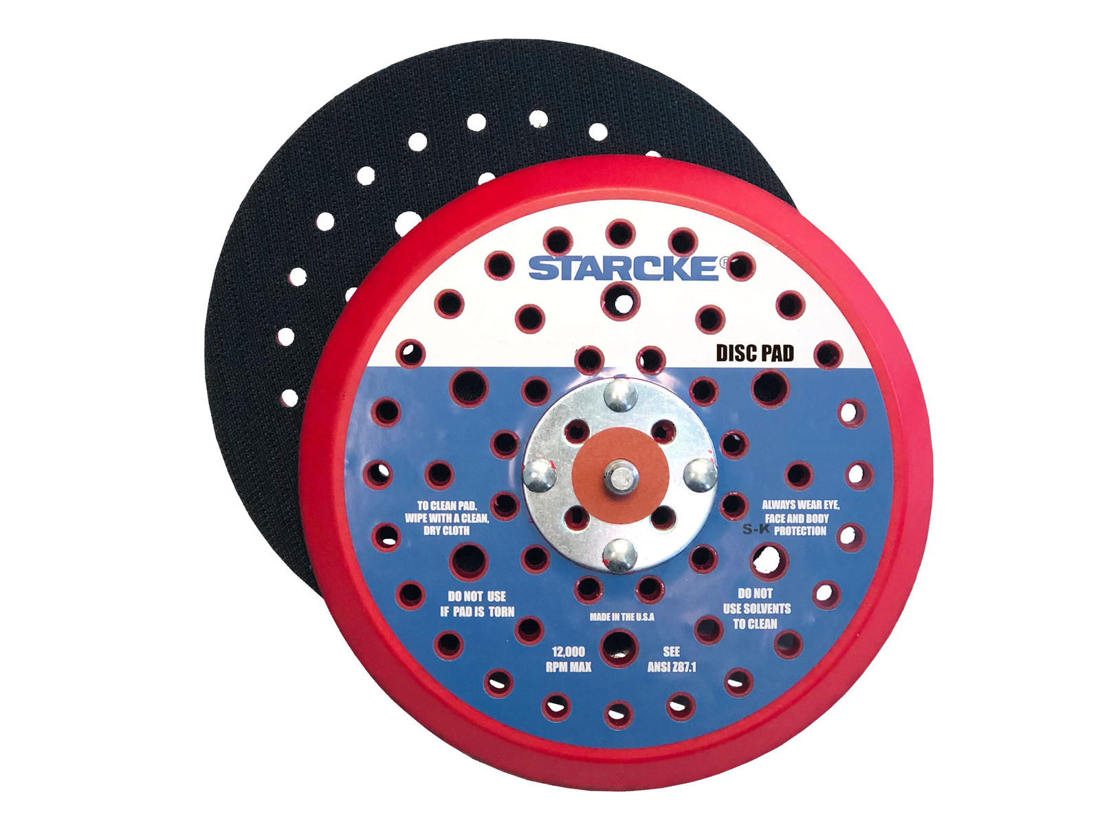 5″ Multi Hole Disc Hook and Loop Medium Sander Backing Pad