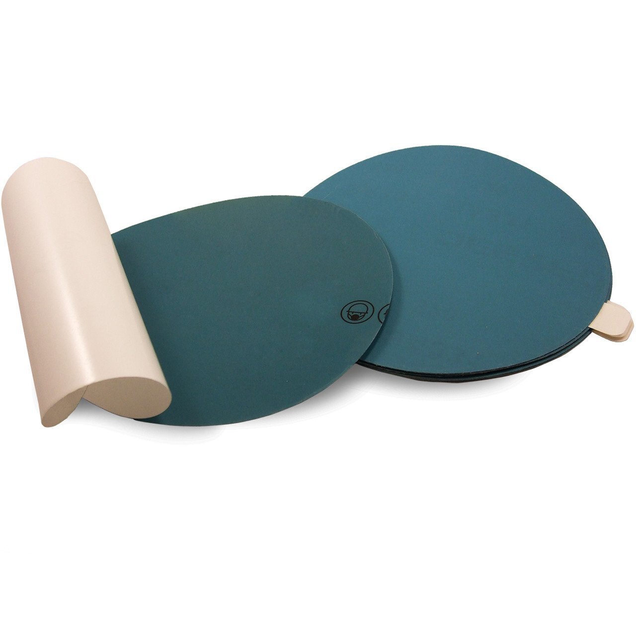 6 Inch Adhesive Back (PSA) Blue Wet / Dry Sharpening Film Sanding Discs, 10 Pack