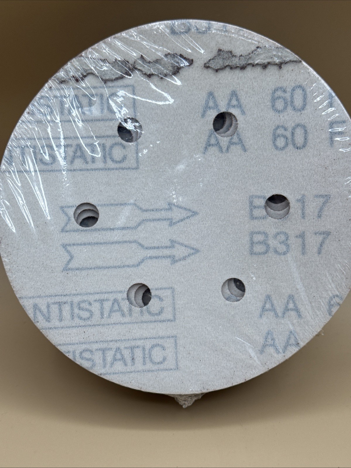 Sungold Abrasives 365053 60 Grit 6×6 Hook Loop Discs 25 Pack Made USA