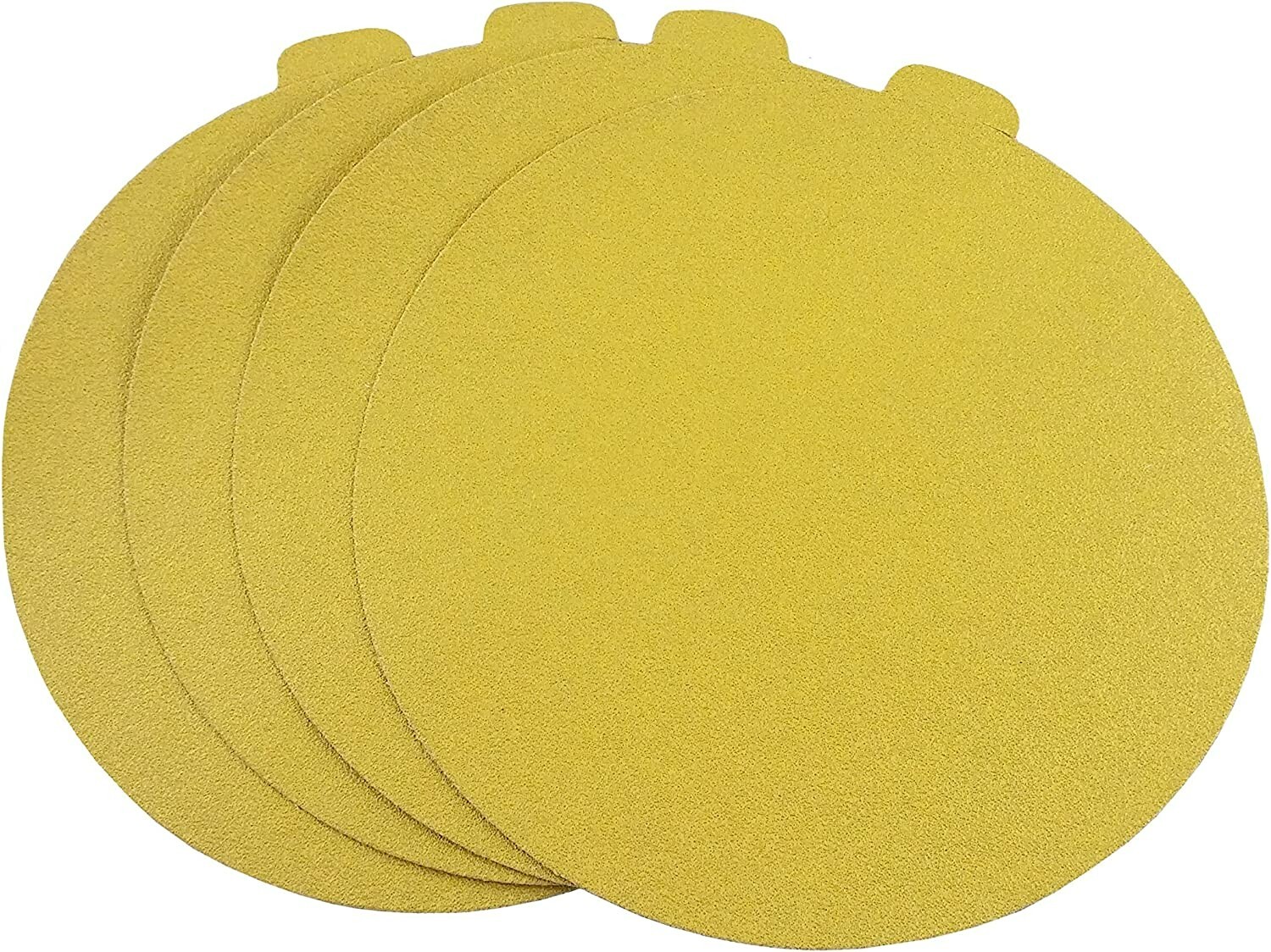 Sungold Abrasives 6″ Excella Gold PSA Tabbed Discs, Flat Pack – 100 Discs 220GR